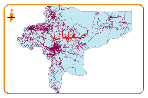 موقعیت جغرافیایی شهر اصفهان